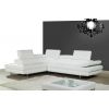 J&M Furniture A761 Italian Leather Sectional White