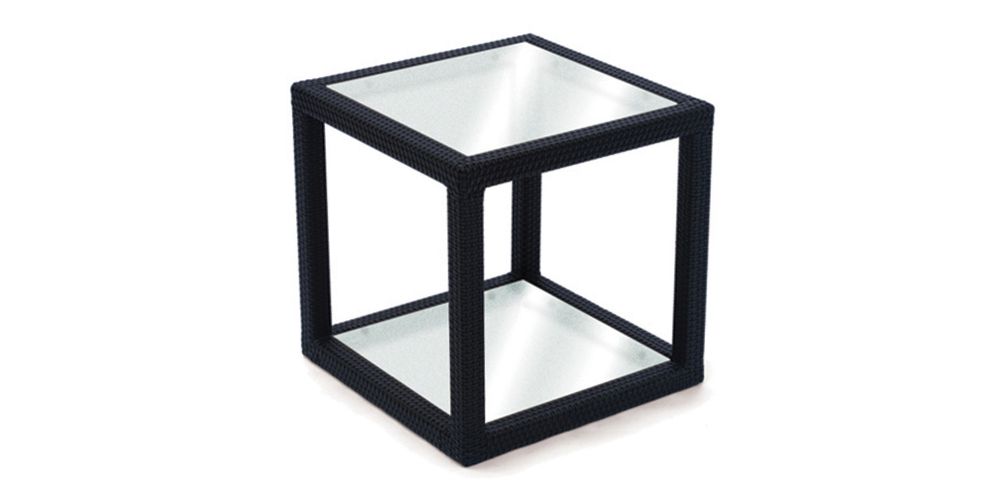 Kannoa Margarita Side Table with Glass