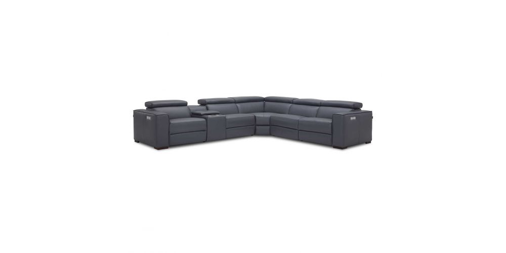 Picasso Sectional Blue Grey
