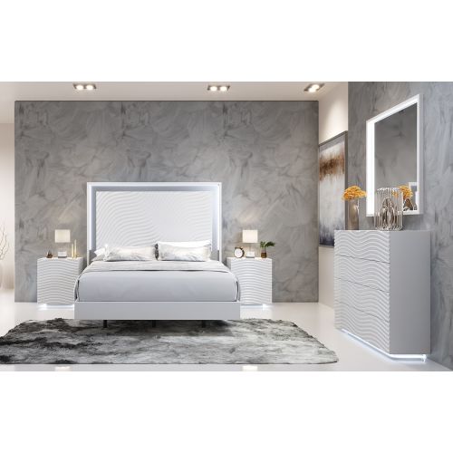 ESF Franco Spain Wave Bedroom White